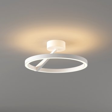 Artdelight Oregon - Deckenleuchte - Ø 33 x 14,1 cm - 2 x 15W dimmbare led inkl - weiß