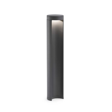 Faro Chandra - Gartenleuchte - 9 x 45 cm - 7W LED inkl. - IP54 - dunkelgrau