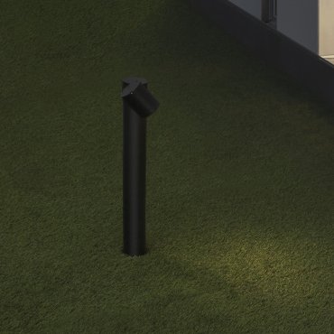 Nova Luce Focus - Gartenleuchte - 13,8 x 6,8 x 55 cm - IP54 - schwarz
