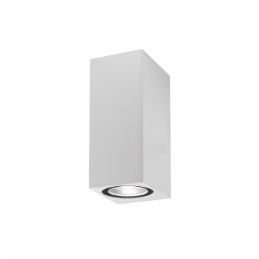 Nova Luce Nero - Außenwandleuchte - 6,7 x 8 x 15 cm - IP54 - weiß