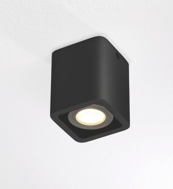 Artdelight Bronx - Aufbaustrahler 1L - 7 x 7 x 8,5 cm - schwarz