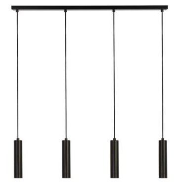 Searchlight Dulwich - Pendelleuchte 4L - 6 x 80 x 120 cm - schwarz