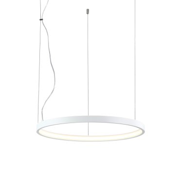 VK Lighting Circulus - Pendelleuchte - Ø 52,7 x 200 cm - 24W dimmbare LED inkl - weiß