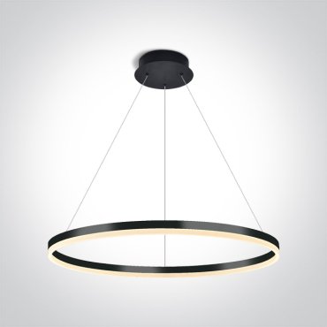 ONE Light Rings - Hängeleuchte - Ø 80 x 150 cm - 60W LED inkl. - schwarz