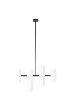 Maxlight Laxer - Pendelleuchte - 80 x 145 cm - schwarz und weiß