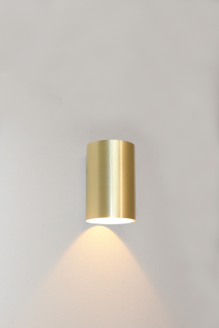Artdelight Brody - Wandleuchte - Ø 7,2 x 11 cm - 4W LED inkl. - IP54 - gebürstetes Gold