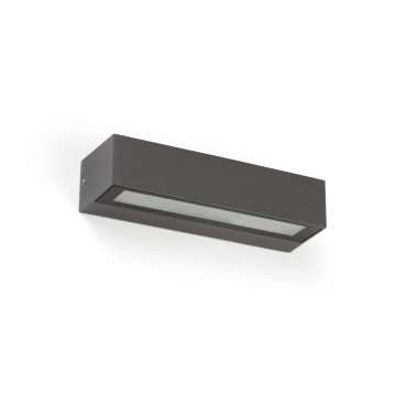 Faro Lako - Wandleuchte - 22 x 7 x 4,8 cm - 8W LED inkl. - IP65 - dunkelgrau