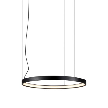 VK Lighting Circulus - Pendelleuchte - Ø 52,7 x 200 cm - 24W dimmbare LED inkl - schwarz
