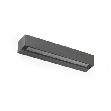 Faro Doro - Wandleuchte - 38 x 7,5 x 5,8 cm - 20W LED inkl. - IP65 - dunkelgrau
