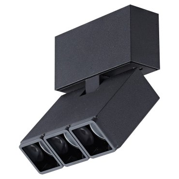 VK Lighting Triton - Aufbaustrahler - 9,5 x 3 x 11 cm - 6W LED inkl. - schwarz