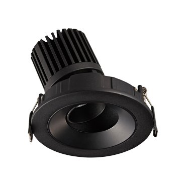 VK Lighting Chonefto - Einbaustrahler - Ø 115 mm, 105 mm Einbaumaß - 12W LED inkl. - schwarz