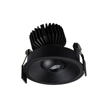 VK Lighting Chonefto - Einbaustrahler - Ø 84 mm, 75 mm Einbaumaß - inkl. 7W LED - schwarz