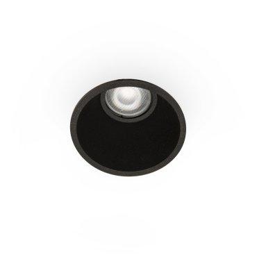 Faro Fresh - Einbaustrahler - Ø 90 mm, Ø 83 mm Einbaugröße - IP44 - mattschwarz