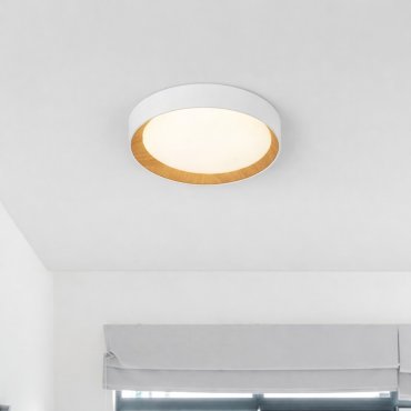 Nova Luce Stake - deckenleuchte - Ø 45 x 8 cm - 40W dimmbare LED inkl. - sand weiß