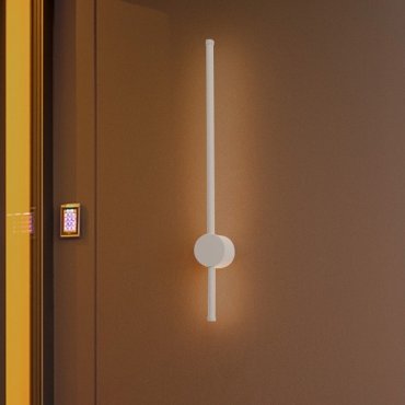 Nova Luce Ridge - Außenwandleuchte - 1,6 x 65 cm - 12W LED inkl. - IP65 - Sand Weiß