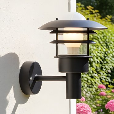 Nordlux Lønstrup - Außenwandleuchte - 22 x 26,5 cm - IP44 - schwarz