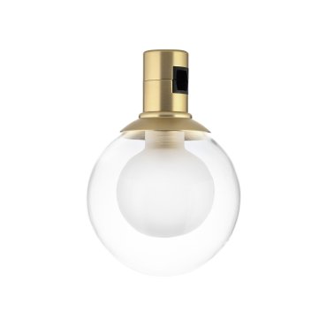 Nova Luce Minimal - Lichtpunkt Magnetschienensystem - Ø 10 x 14 cm - 5W LED inkl. - Messing satiniert