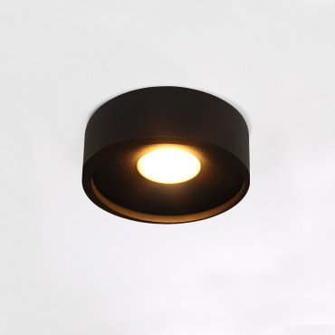 Artdelight Orlando - Deckenleuchte - Ø 14 x 5 cm - 10W dimmbare LED inkl. - schwarz