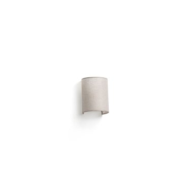 Faro Otton curve - Wandleuchte - 12 x 15 x 20,5 cm - helle Jute