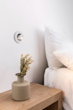 Faro Pukkie - Wandeinbauleuchte - Ø150 x 47,8 mm , Einbaumaß Ø 79 mm - 3W LED inkl. - weiß