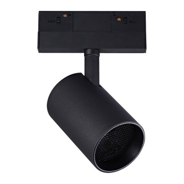 VK Lighting Kona - Magnetisches Schienensystem - Schienenstrahler mit Wabenmuster - 13,9 x 7,5 x 17 cm - 17W dimmbare LED inkl. - Schwarz