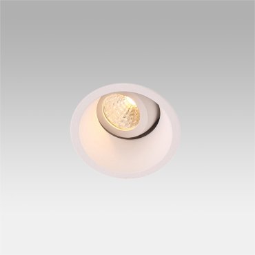Faro Fox Orientable - Einbaustrahler - Ø 50 mm, Ø 45 mm Einbaugröße - 3-5W dimmbare LED inkl. - mattweiß