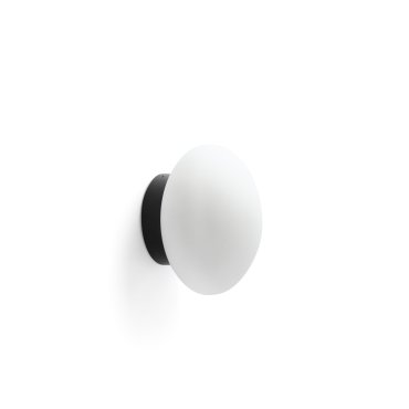 Faro Nubo 150 - Wandleuchte - Ø 15 x 10,1 cm - 9,7W dimmbare LED inkl - IP44 - mattschwarz und weiß