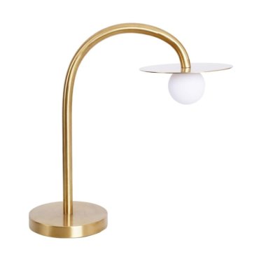 Maxlight Enigma - Tischleuchte - 39 x 45 cm - 2W LED inkl - gebürstetes Gold