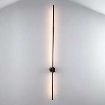 Nova Luce Aden - wandleuchte - 1,5 x 6,5 x 120 cm - 20W LED inkl. - sand schwarz