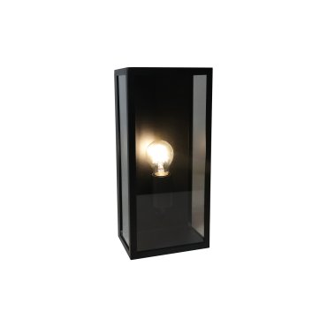 Artdelight Rowin - Wandleuchte - 16 x 11 x 35 cm - IP44 - schwarz