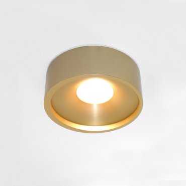 Artdelight Orlando - Deckenleuchte - Ø 14 x 5 cm - 10W dimmbare LED inkl. - gold