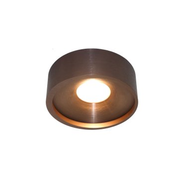 Artdelight Orlando - Deckenleuchte - Ø 14 x 5 cm - 10W dimmbare LED inkl. - Bronze