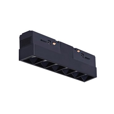 AUSSTELLUNGSSTÜCK - VK Lighting Kona - Magnetisches Schienensystem - Stromschiene - 11,2 x 2 x 5,3 cm - 9W LED inkl - 1-10V dimmbar - schwarz