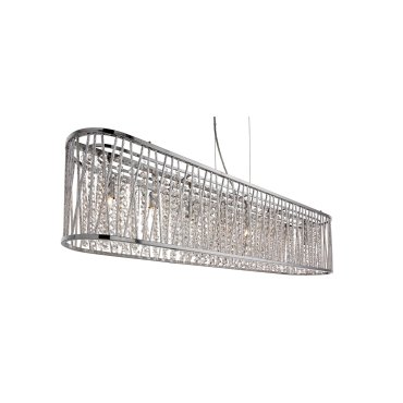 Searchlight Elise - Hängeleuchte - 104 x 22 x 140 cm - Chrom