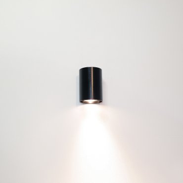 Artdelight Roulo1 - Wandleuchte - Ø 6,4 x 9 cm - Schwarzmetallic