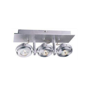Artdelight Meist - Aufbaustrahler 3L - 34,5 x 11,5 x 15 cm - Aluminium