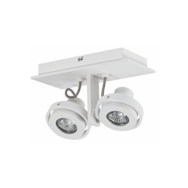Artdelight Meist - Aufbaustrahler 2L - 23 x 11,5 x 15 cm - weiß