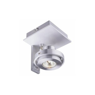 Artdelight Meist - Aufbaustrahler 1L - 11,5 x 11,5 x 15 cm - Aluminium