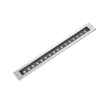 Faro Falls Orientable - Bodeneinbaustrahler für den Außenbereich - 500 x 53 mm, 500 x 53 mm Einbaumaß - 18W LED inkl. - IP67 - Edelstahl mattiert