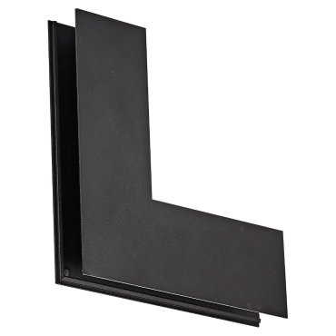 VK Lighting Kona - magnetisches Schienensystem - vertikales externes Aufbaueckprofil - 6 x 17,5 x 17,5 cm - schwarz