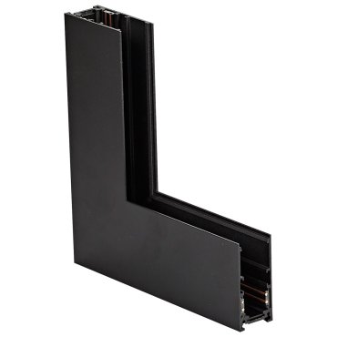 VK Lighting Kona - magnetisches Schienensystem - vertikales innenliegendes Eckprofil - 6 x 17,5 x 17,5 cm - schwarz