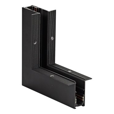 VK Lighting Kona - magnetisches Schienensystem - vertikales internes Einbaueckprofil - 7,4 x 17,5 x 17,5 cm - Schwarz