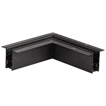 VK Lighting Kona - magnetisches Schienensystem - horizontales Einbaueckprofil - 17,5 x 7,4 x 17,5 cm - Schwarz