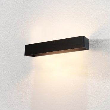 Artdelight Mainz XL - Wandleuchte - 50 x 10 x 7 cm - 2 x 6,3W dimmbare LED inkl. - schwarz