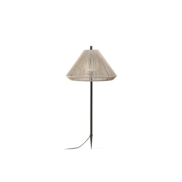 Faro Saigon - Außen-Stehleuchte auf Ständer - Ø 66,5 x 137 cm - IP65 - grau und beige
