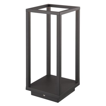 VK Lighting Vathro - Gartenleuchte - 14 x 14 x 50 cm - 7W LED inkl. - IP54 - anthrazit