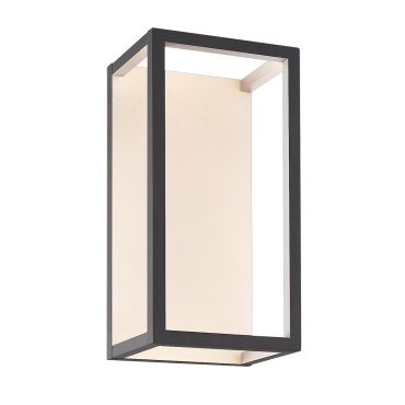 VK Lighting Ouranos - Außenwandleuchte - 12,5 x 12,6 x 25 cm - 7W LED inkl. - IP54 - anthrazit