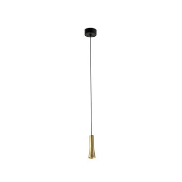 Faro Nina – hängelampe – Ø 4 x 13 cm – 4W LED inkl. – gold satiniert