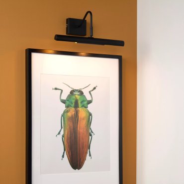 Lucide Vinz - Wandleuchte - 36 x 19,3 x 15,7 cm - schwarz