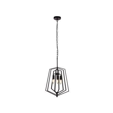 Searchlight Slinky - Pendelleuchte - 35 x 35 x 110 cm - mattschwarz